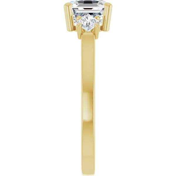 Three-Stone Engagement Ring Image 4 Raleigh Diamond Fine Jewelry Raleigh, NC