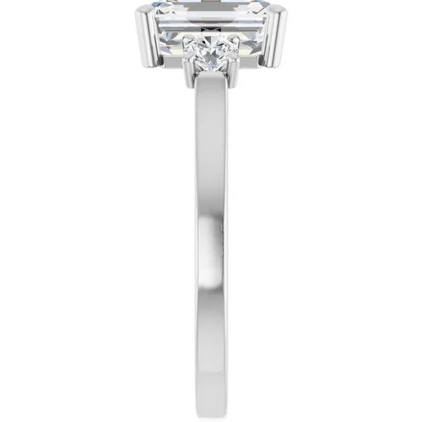 Three-Stone Engagement Ring Image 4 Raleigh Diamond Fine Jewelry Raleigh, NC
