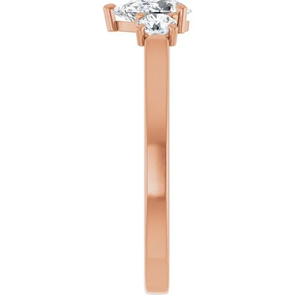 Three-Stone Engagement Ring Image 4 Raleigh Diamond Fine Jewelry Raleigh, NC