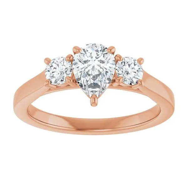 Three-Stone Engagement Ring Image 3 Raleigh Diamond Fine Jewelry Raleigh, NC