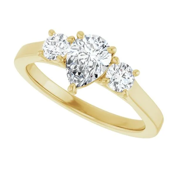 Three-Stone Engagement Ring Image 5 Dripping Diamonds Dripping Springs, TX