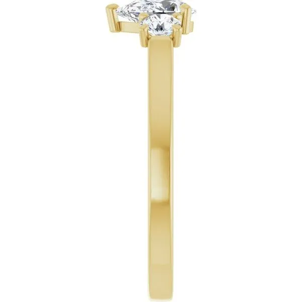 Three-Stone Engagement Ring Image 4 Raleigh Diamond Fine Jewelry Raleigh, NC