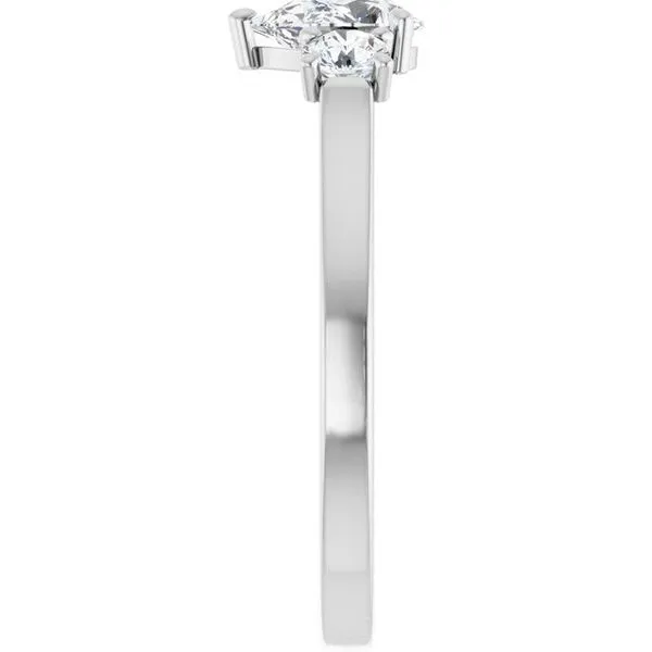 Three-Stone Engagement Ring Image 4 Raleigh Diamond Fine Jewelry Raleigh, NC