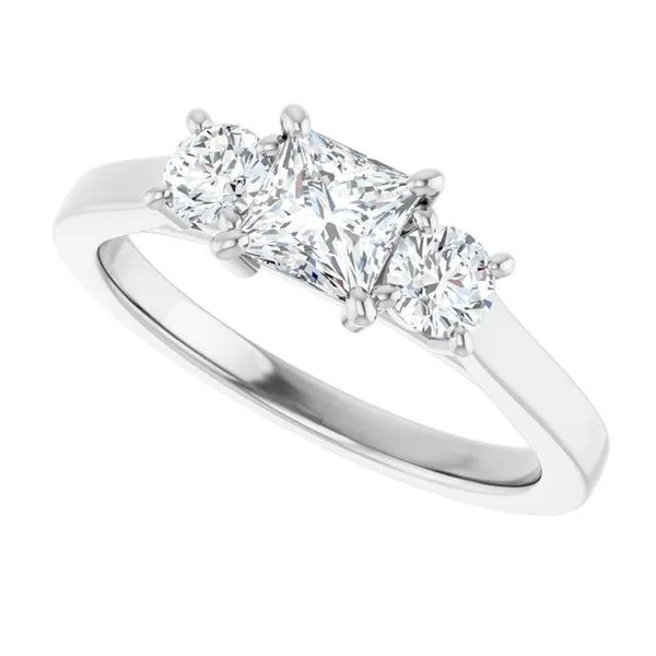 Three-Stone Engagement Ring Image 5 Dripping Diamonds Dripping Springs, TX