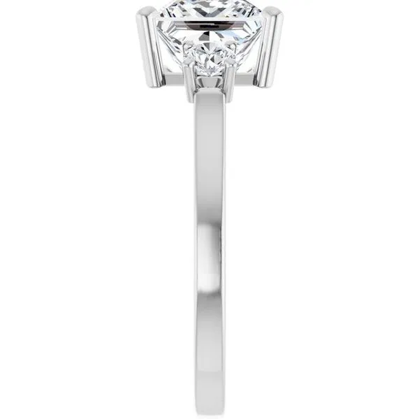 Three-Stone Engagement Ring Image 4 Raleigh Diamond Fine Jewelry Raleigh, NC