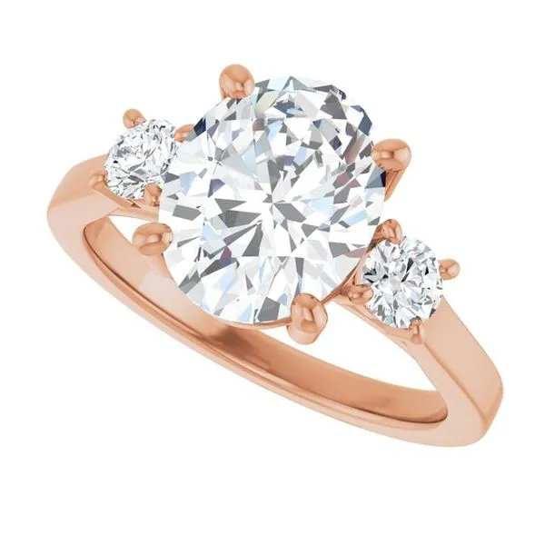 Three-Stone Engagement Ring Image 5 Raleigh Diamond Fine Jewelry Raleigh, NC