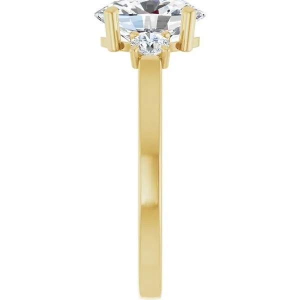 Three-Stone Engagement Ring Image 4 Raleigh Diamond Fine Jewelry Raleigh, NC