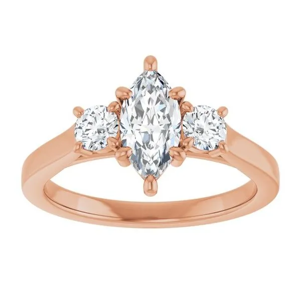 Three-Stone Engagement Ring Image 3 Raleigh Diamond Fine Jewelry Raleigh, NC