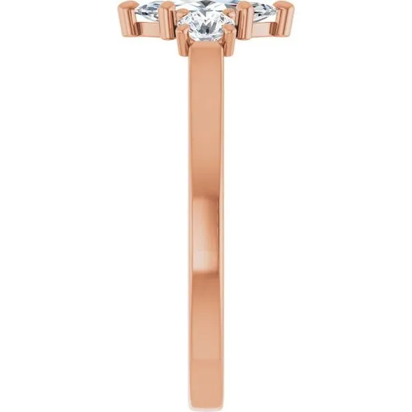 Three-Stone Engagement Ring Image 4 Raleigh Diamond Fine Jewelry Raleigh, NC