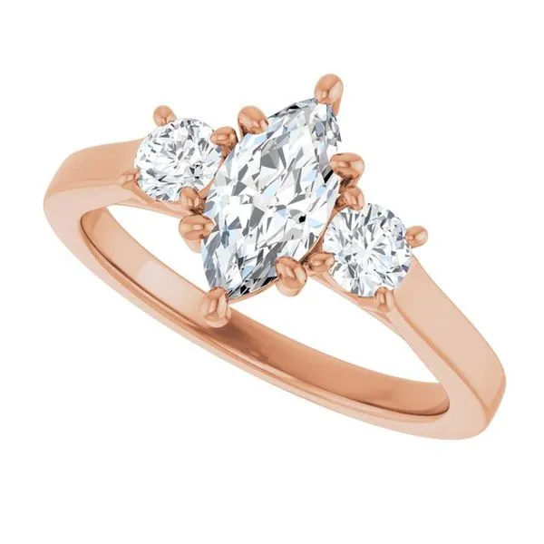 Three-Stone Engagement Ring Image 5 Raleigh Diamond Fine Jewelry Raleigh, NC