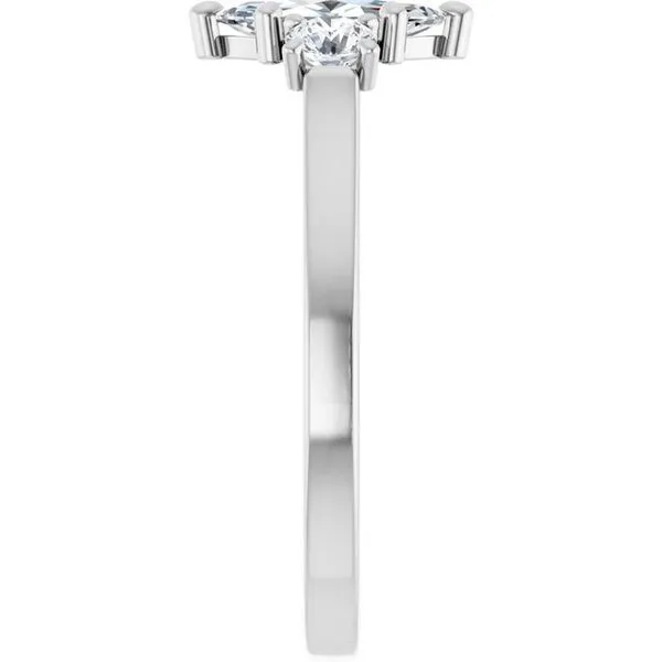 Three-Stone Engagement Ring Image 4 Raleigh Diamond Fine Jewelry Raleigh, NC