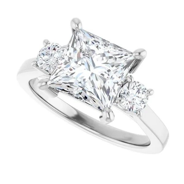 Three-Stone Engagement Ring Image 5 Dripping Diamonds Dripping Springs, TX