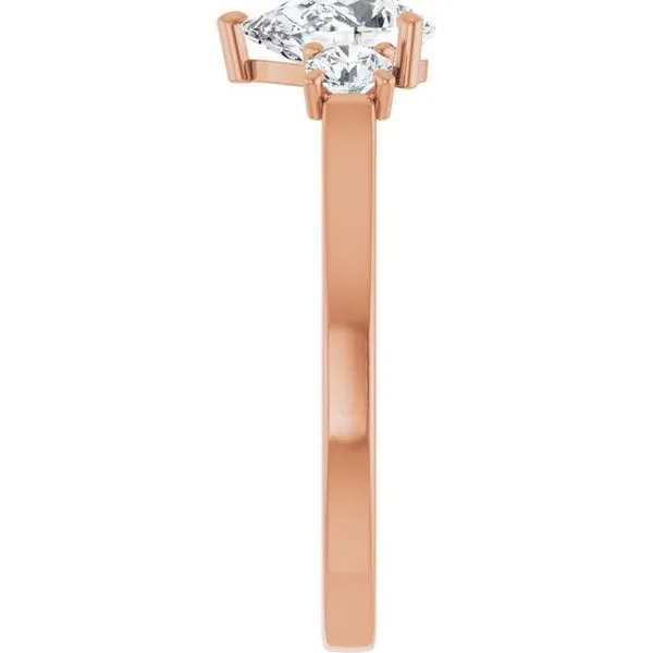 Three-Stone Engagement Ring Image 4 Raleigh Diamond Fine Jewelry Raleigh, NC