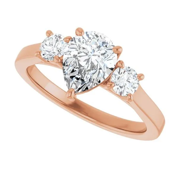 Three-Stone Engagement Ring Image 5 Raleigh Diamond Fine Jewelry Raleigh, NC