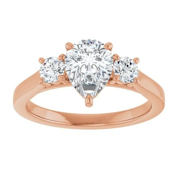 Three-Stone Engagement Ring Image 3 Raleigh Diamond Fine Jewelry Raleigh, NC