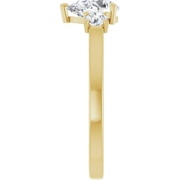 Three-Stone Engagement Ring Image 4 Raleigh Diamond Fine Jewelry Raleigh, NC