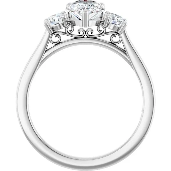 Three-Stone Engagement Ring Image 2 Dripping Diamonds Dripping Springs, TX