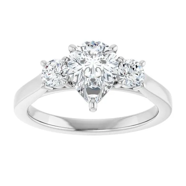 Three-Stone Engagement Ring Image 3 Dripping Diamonds Dripping Springs, TX