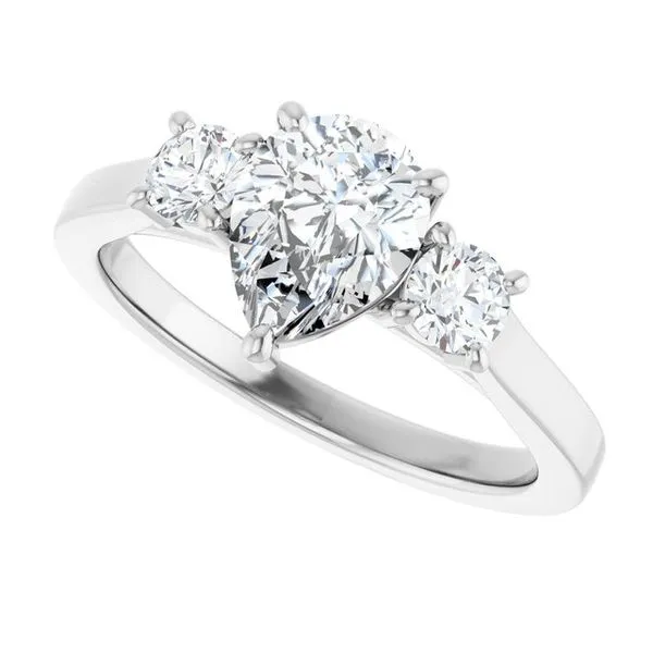 Three-Stone Engagement Ring Image 5 Dripping Diamonds Dripping Springs, TX