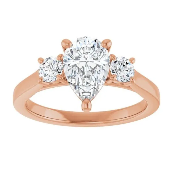 Three-Stone Engagement Ring Image 3 Raleigh Diamond Fine Jewelry Raleigh, NC