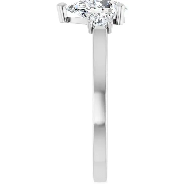 Three-Stone Engagement Ring Image 4 Raleigh Diamond Fine Jewelry Raleigh, NC