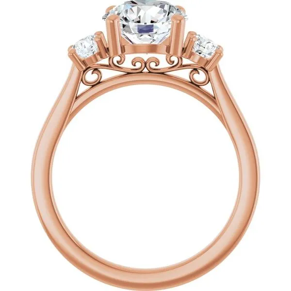 Three-Stone Engagement Ring Image 2 Raleigh Diamond Fine Jewelry Raleigh, NC
