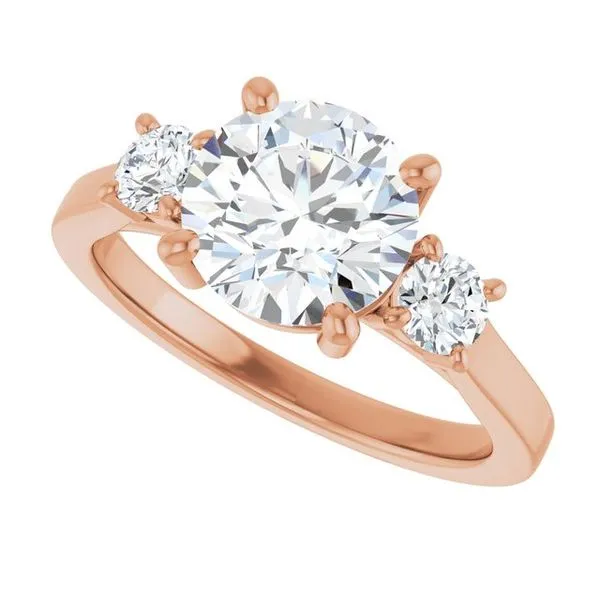 Three-Stone Engagement Ring Image 5 Raleigh Diamond Fine Jewelry Raleigh, NC