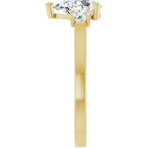 Three-Stone Engagement Ring Image 4 Raleigh Diamond Fine Jewelry Raleigh, NC