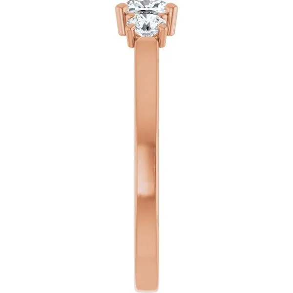 Three-Stone Engagement Ring Image 4 Raleigh Diamond Fine Jewelry Raleigh, NC