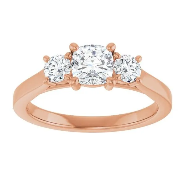 Three-Stone Engagement Ring Image 3 Raleigh Diamond Fine Jewelry Raleigh, NC