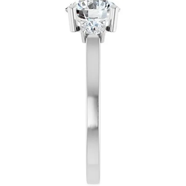 Three-Stone Engagement Ring Image 4 Raleigh Diamond Fine Jewelry Raleigh, NC