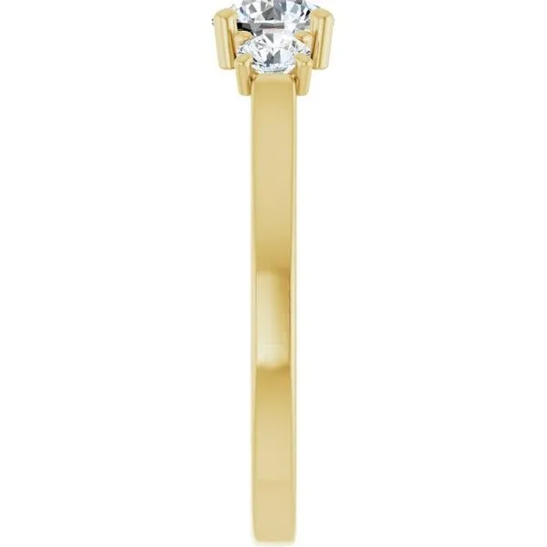 Three-Stone Engagement Ring Image 4 Raleigh Diamond Fine Jewelry Raleigh, NC
