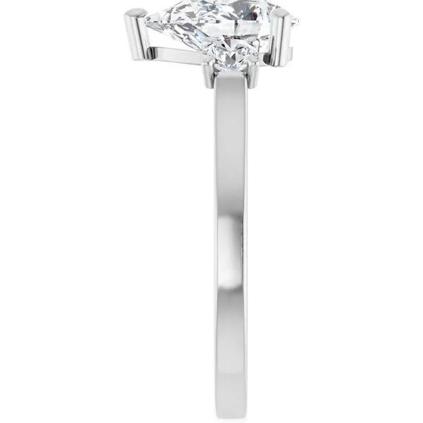 Three-Stone Engagement Ring Image 4 Raleigh Diamond Fine Jewelry Raleigh, NC