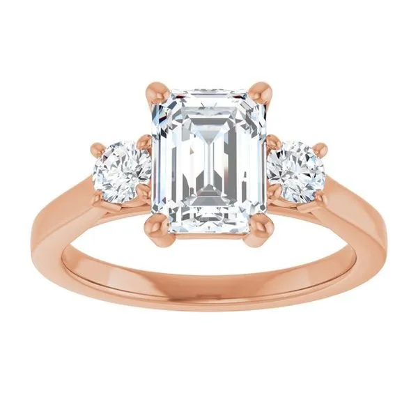 Three-Stone Engagement Ring Image 3 Raleigh Diamond Fine Jewelry Raleigh, NC