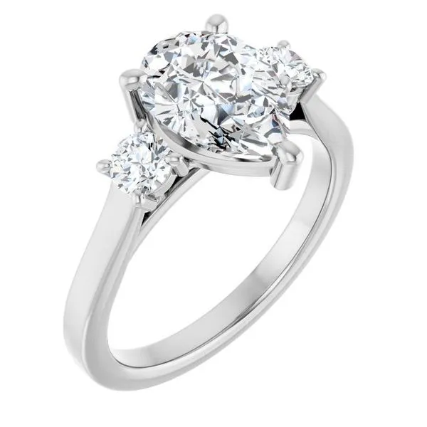 Three-Stone Engagement Ring Raleigh Diamond Fine Jewelry Raleigh, NC