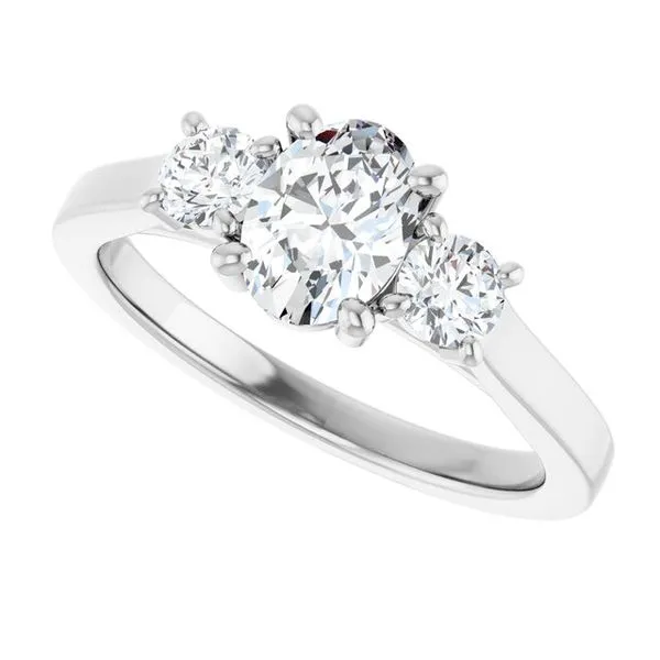 Three-Stone Engagement Ring Image 5 Dripping Diamonds Dripping Springs, TX