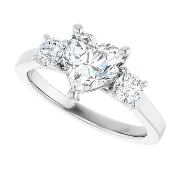 Three-Stone Engagement Ring Image 5 Raleigh Diamond Fine Jewelry Raleigh, NC