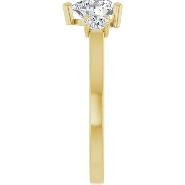 Three-Stone Engagement Ring Image 4 Raleigh Diamond Fine Jewelry Raleigh, NC