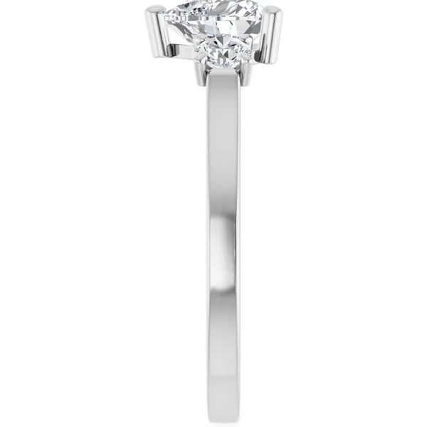 Three-Stone Engagement Ring Image 4 Raleigh Diamond Fine Jewelry Raleigh, NC