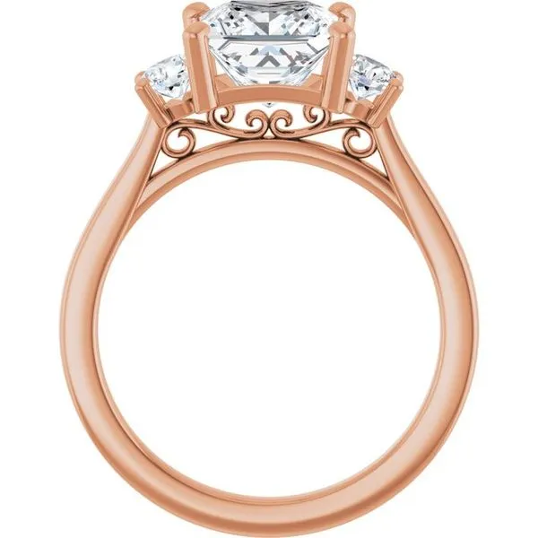 Three-Stone Engagement Ring Image 2 Raleigh Diamond Fine Jewelry Raleigh, NC
