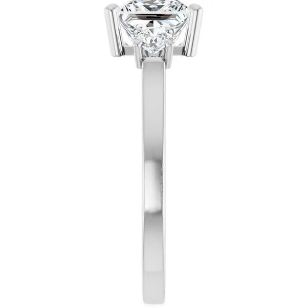 Three-Stone Engagement Ring Image 4 Raleigh Diamond Fine Jewelry Raleigh, NC