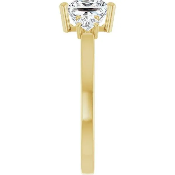 Three-Stone Engagement Ring Image 4 Raleigh Diamond Fine Jewelry Raleigh, NC