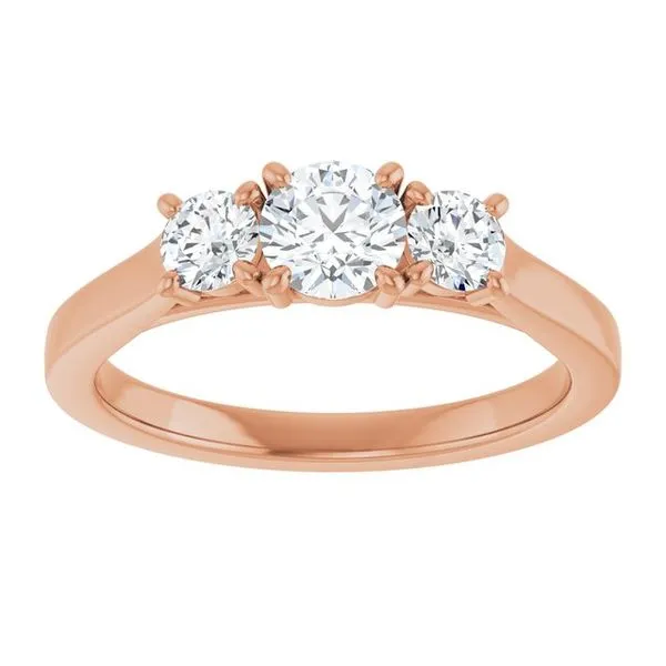 Three-Stone Engagement Ring Image 3 Raleigh Diamond Fine Jewelry Raleigh, NC