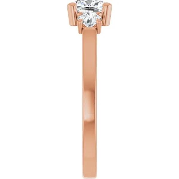 Three-Stone Engagement Ring Image 4 Raleigh Diamond Fine Jewelry Raleigh, NC