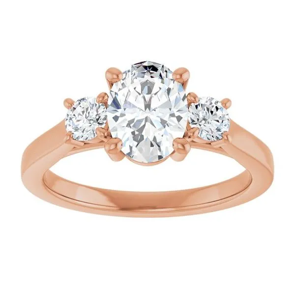 Three-Stone Engagement Ring Image 3 Raleigh Diamond Fine Jewelry Raleigh, NC