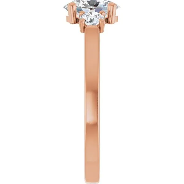 Three-Stone Engagement Ring Image 4 Raleigh Diamond Fine Jewelry Raleigh, NC