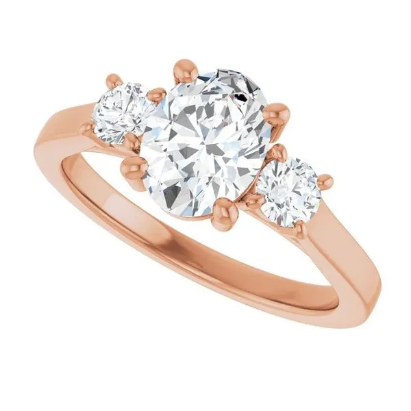 Three-Stone Engagement Ring Image 5 Raleigh Diamond Fine Jewelry Raleigh, NC