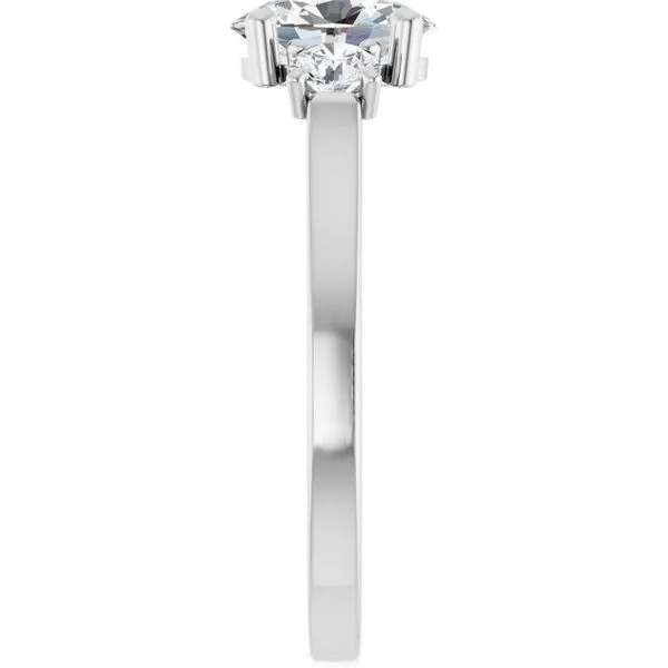 Three-Stone Engagement Ring Image 4 Raleigh Diamond Fine Jewelry Raleigh, NC