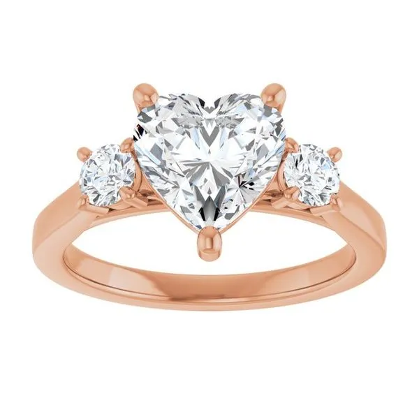 Three-Stone Engagement Ring Image 3 Raleigh Diamond Fine Jewelry Raleigh, NC