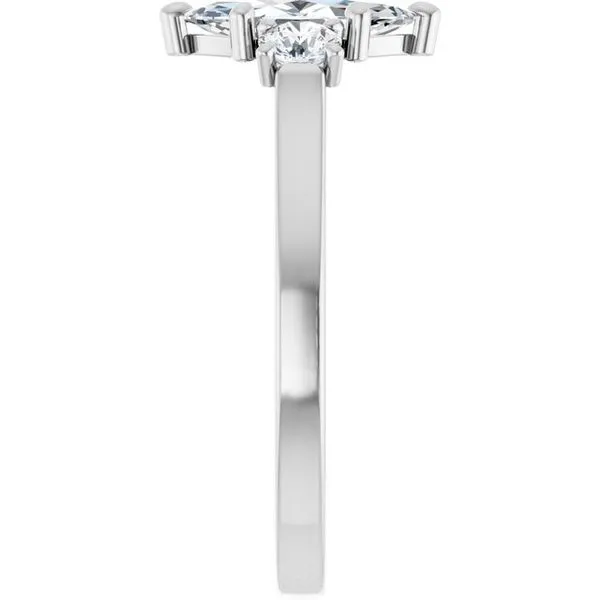 Three-Stone Engagement Ring Image 4 Raleigh Diamond Fine Jewelry Raleigh, NC